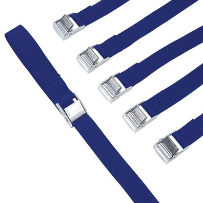 Aoneky 6-Pack Volleyball Net Tension Straps - Side Straps for Net Tension (Blue) - color: Blue