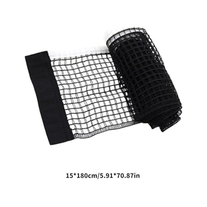 Quick Assembly Table Tennis Net Folding Portables Universals Pingpong for Various Tables Durability Adjustable Height Pingpong - color: Green Four Pack Edge