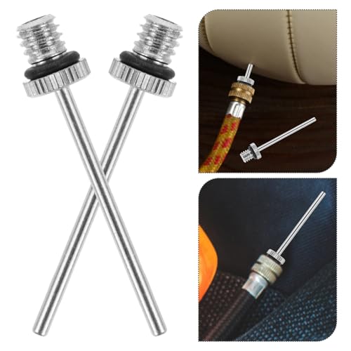 10pcs Metal Inflation Needles for Sports Balls Pump Needle Set Football Basketball Volleyball Replacement Pins for Ball Inflation
