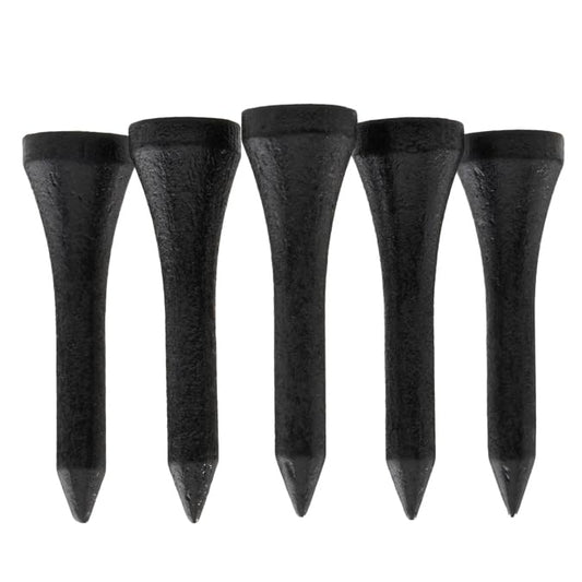 TH Golf 100 PCS Bamboo Golf Tees | Multiple Colours & Sizes | Castle Golf Tees | Standard Golf Tees | Eco Friendly & Sustainable Bamboo Golf Tees - color: 38mm Black