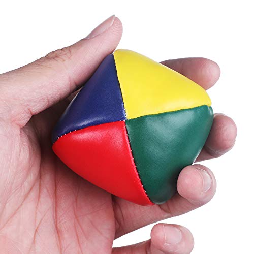 6 Packs Juggling Balls Set for Beginners, Quality Mini Durable Juggle Ball Kit, Soft and Easy for Beginners Juggle - color: Rainbow