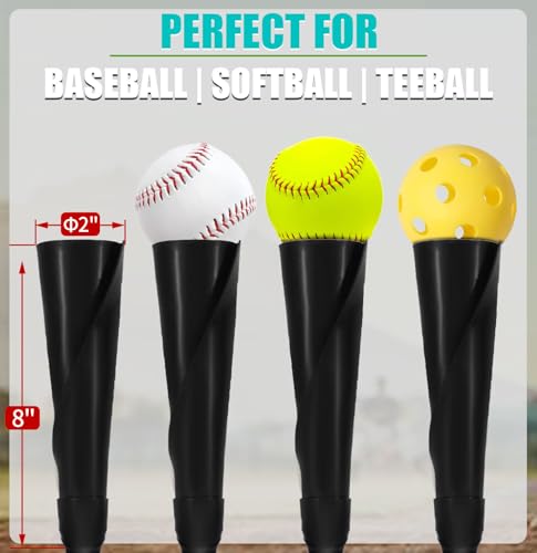 Zdgao Portable Batting Tee for Baseball/Softball, Height Adjustment 25"- 46" Baseball Tee with Removable Rubber Top and Premium Base for All Ages Training and Practice - style: 25"-37" Height Adjustable
