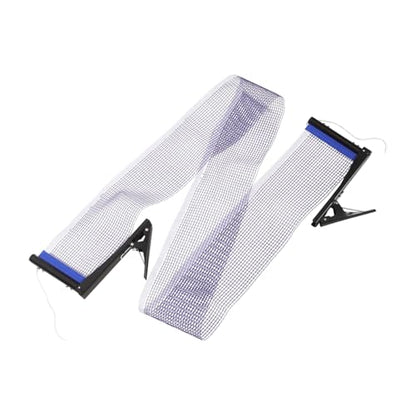 Table Tennis Net with Rack Portable Easy-Setup Replacement Net for for Family Fun and Practice Includes Durable Design for Enhanced Visibility