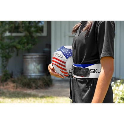 SKLZ Star-Kick Solo Soccer Trainer - Hands-Free Kicking & Passing, Adjustable Cord & Waistband, Youth Training Aid, Improves Ball Control, Fits Soccer Ball Sizes 3–5, USA