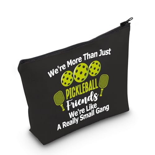 POFULL Pickleball Player Paddleball Gift We're More Than Just Pickleball Cosmetic Bag for Pickleball Lovers