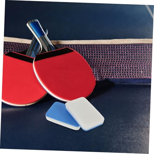 KESYOO 2pcs Table Tennis Bat Cleaner Racket Cleaning Sponge Paddle Cleaning Brush Gentle Bristles Portable