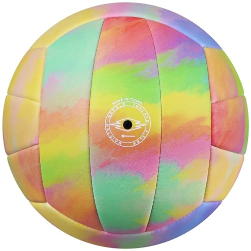 Volleyball Size 5 - Premium PU Leather, Ultra-Durable Soft to The Touch for Youth, Adults, Ideal for Indoor, Outdoor, Beach Sports Training