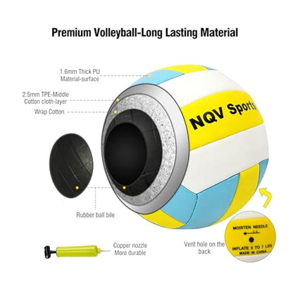 NQV Pickleball Set with Net-10FT Half Court Size Pickleball Net+Wood Pickleball Paddles+Pickle Balls+Ball Retrievers+Pickleball Court Marking Kit, Portable Driveway Outdoor Indoor for Beginners Pros - style: height adjustable 3 in 1 net