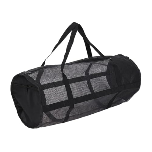 Sports Ball Bag Organizer for Coaches, Waterproof Extra Large Mesh Bag Duffel Bags for Basketball, Volleyball, Swimming Gear, 27.6x10.6x10.6 inch