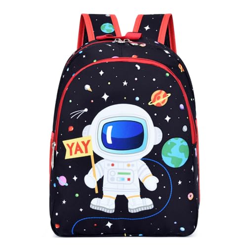 CHERUBIC Kids Toddler Cute Backpack Little Cartoon Travel Lightweight Bag Daypack For 3 Girls Boys (Astronauts) - color: Astronauts, size: Small-12"H