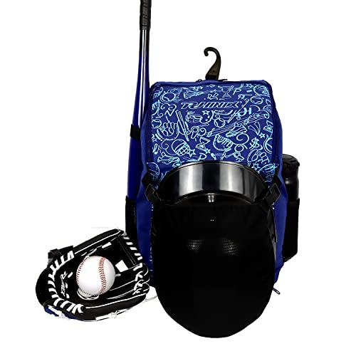 PHINIX Kids Youth Baseball Bag T-ball Backpack