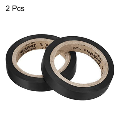 PATIKIL Grip Finishing Tape, PVC Racquet Finishing Tapes Racket Accessories Sticky Seal for Tennis Badminton - color: Black