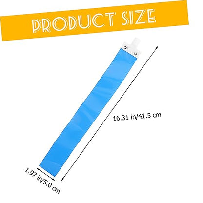 Kisangel Ribbon Pvc Football Flag Belt Outdoor Football Prop Blue Football Flags and Belts Multi-use Football - color: Blue