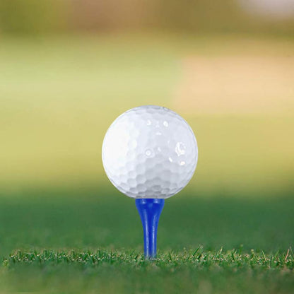 Wooden Golf Tees 3-1/4", 2-3/4", 1-1/2" Available,100 Count (Natural Color, White, Black, Blue, Red, Pink) - color: Blue, size: 1 1/2 inch