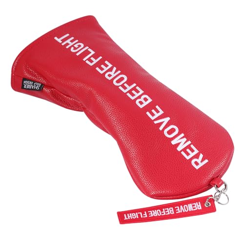 Golf Head Cover with RBF Design for Golf Club - size: for Driver, style: Red