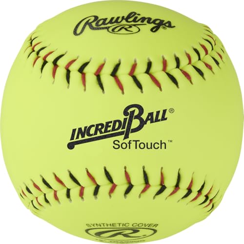 Rawlings | Incredi-Ball Softstitch Softballs | 11" & 12" Options | Cloth & Synthetic Leather Cover Options | 12 Count - style: 12"