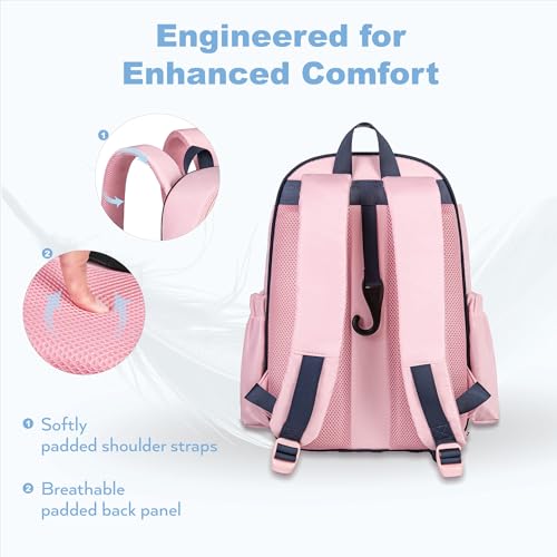 KAVIGOR Pickleball Bag, Quilted Pickleball Backpack with Shoe Compartment & Waterproof Pocket, Pickle Ball Paddle Bag Fits 2 to 4 Paddles for Women and Men