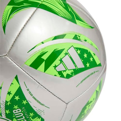 adidas Unisex MLS Soccer Ball - color: Silver Metallic/Green, size: 4