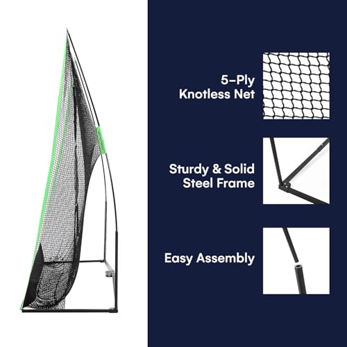 for Backyard Driving, Golf Practice Net, Dual-Turf Golf Mat, Chipping Target & Carry Bag