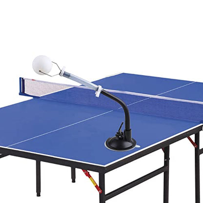Portable Table Tennis Trainer Professional Pingpong Training Robot Rapid Ball Clip Training Machine Suction Typ Table Tennis Trainer Robot