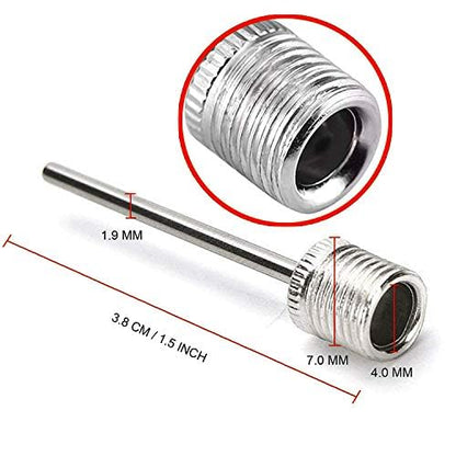 Air Pump Needle,50Pcs FMMTHQ Dual-Port Basketball Inflation Needles,Inflate Pump Needle Adaptor for Football Soccer Ball Volleyball Rugby Balls