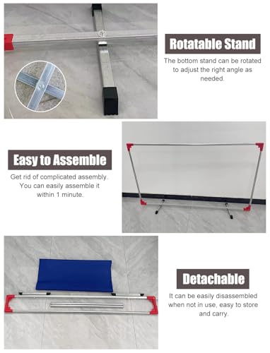 The Movable Ping Pong Ball Baffle,Table Tennis Court Baffle, Ping Pong Field Fence, Home Gym Privacy Divider for Indoor Sports, Easy to Install，（3pcs） - color: 3pcs