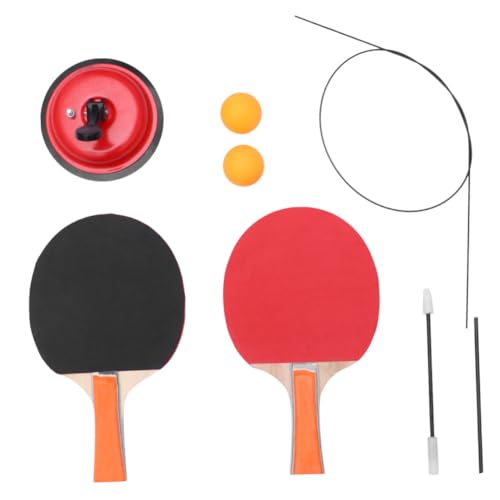 balacoo Stable Suction Base Table Tennis Training Aid Elastic Pong Racket and Practice