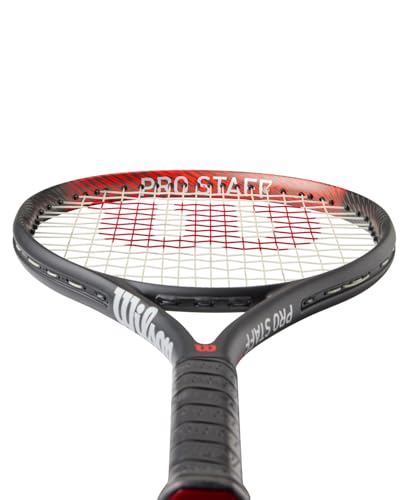 Wilson Pro Staff Precision NXT 26 Recreational Tennis Racket - Black/Red, Grip Size 0-4"
