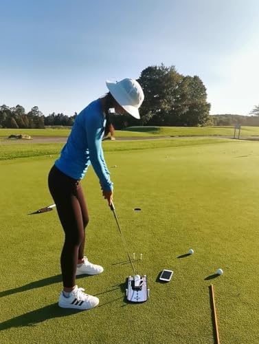New A99 Golf Putting Mirror Training Alignment Aid Practice Trainer w/carry Bag Improve your short game Great golf Gift Christmas/Birthday Gift