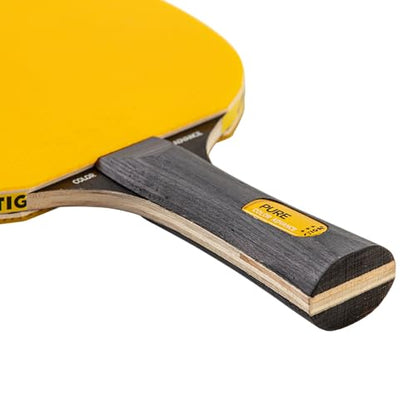 STIGA Pure Color Advance Performance-Level Table Tennis Racket (Yellow) - color: Yellow