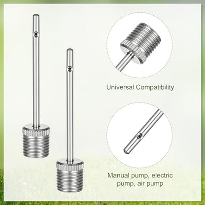 Air Needle for Balls, 20 Pcs Ball Pump Inflation Needles, Ball Pump Needles with Portable Storage Case, Heavy Duty Inflation Needles & Ball Pins for Basketball, Soccer Ball, Football, Bike Pump