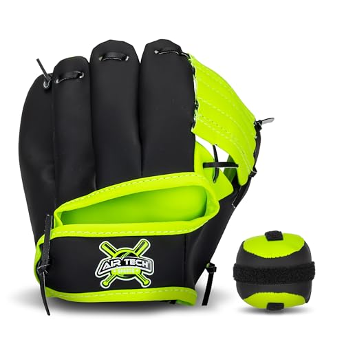 Franklin Sports Toy Baseball Glove - color: Black/Yellow