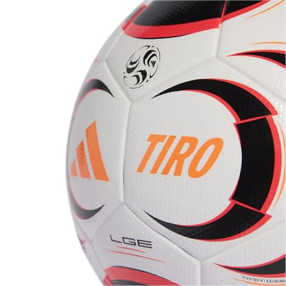 Adidas Tiro League Soccer Ball - color: White/Black/Lucid Red, size: 5