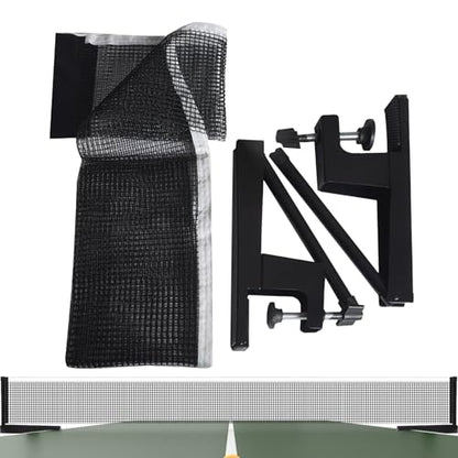 pingpongNet - Table Tennis Net, Adjustable Post Set, Quick Assembly with Clamps | Portable Replacement Accessory for Indoor Outdoor Games, Practice, Professional, Competition, Amateur Training - size: 0.5-4cm