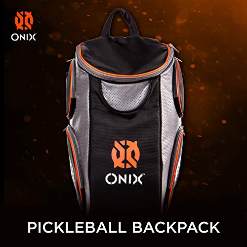 Onix Pickleball Durable Backpack is Designed to Carry Paddles, Balls, Apparel, and Water Bottles - color: Durable Backpack, size: Backpack