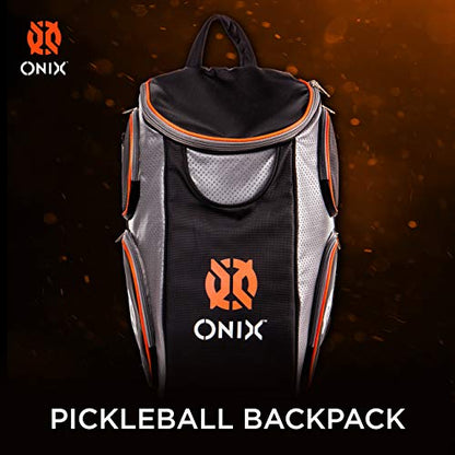 Onix Pickleball Durable Backpack is Designed to Carry Paddles, Balls, Apparel, and Water Bottles - color: Durable Backpack, size: Backpack