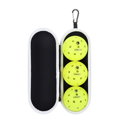 GAMMA Pickleball Case - Holds 3 Pickleballs, Clip-On for Easy Access, Essential Pickleball Accessory for Players