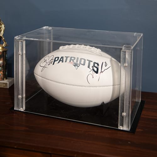 Franklin Sports NFL Autograph Football - Official Size White Panel Souvenir Football for Autographs + Signatures - NFL Team Fan Shop Memorabilia