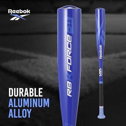 Reebok - T Ball Bat, 26-Inch Aluminum Bat for Kids & Youth, Baseball Bat for Practice, Training, and Beginners (Blue) - color: Blue
