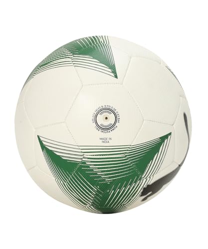 PUMA Unisex-Adult Futsal 3 MS IND, White-Dark Green, 4 (8431801)