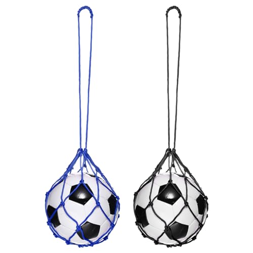 PATIKIL Solo Football Kick Net, Football Return Throw Training Net Soccer Training Aid Control Skills for Adult Kicking Practice - color: Blue,Black