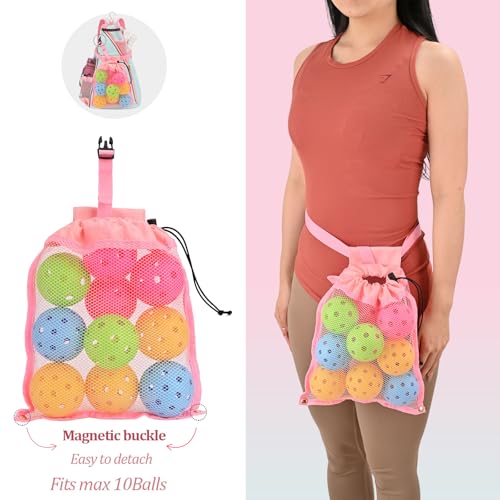 EdenRiver Pickleball Bag for Women Pickleball Backpack with Water Bottle Holder and Drawstring Mesh Bag for Pickle ball Accessories