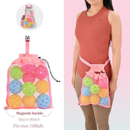 EdenRiver Pickleball Bag for Women Pickleball Backpack with Water Bottle Holder and Drawstring Mesh Bag for Pickle ball Accessories
