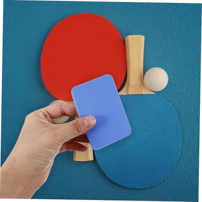 KICHOUSE Table Tennis Bat Sponge Racket Cleaning Supplies Portable Racket Cleaner Soft Sponge Paddle Wipes Tool