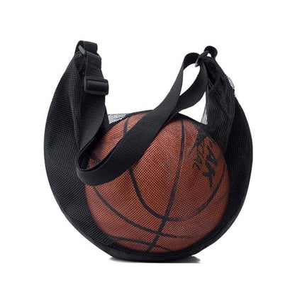 Oxford Cloth Basketball Training Net Bag Side Carry Single Football Net Pouches Soccer Volleyball Storage Bag Training Backpacks