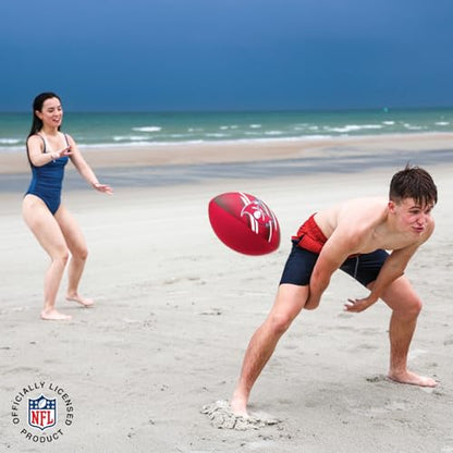 BigMouth 18” Inflatable Pool Football Officially Licensed NFL Fan Gear Merchandise Beach Ball Games for Adults and Teens - style: Tampa Bay Buccaneers