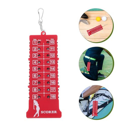 Luxshiny Portable Golf Score Counter Stroke Tracker Abs Outdoor Use Read Golfing Scorer for Accurate Score Tracking and Professional Game Enhancement