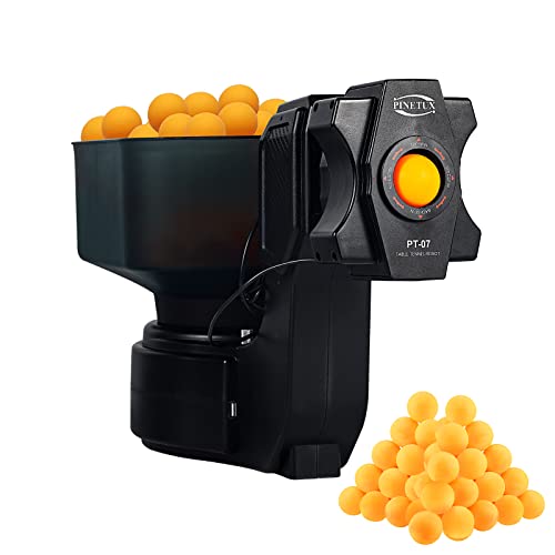 Ping Pong Robot Machine with 9 Different Spin Balls Table Tennis Robots Automatic Ball Machine for Training