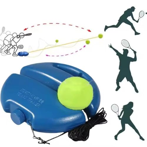 Tennis Trainer - Tennis Ball Training Baseboard,2027 New Tennis Practice Rebounder with String Balls,Portable Tennisball on String for Practice,Multifunctional Tennis Solo PracticeSet for Beginners