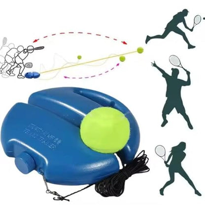 Tennis Trainer - Tennis Ball Training Baseboard,2027 New Tennis Practice Rebounder with String Balls,Portable Tennisball on String for Practice,Multifunctional Tennis Solo PracticeSet for Beginners